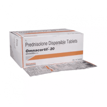 Omnacortil 20 Tablet DT (Prednisolone)
