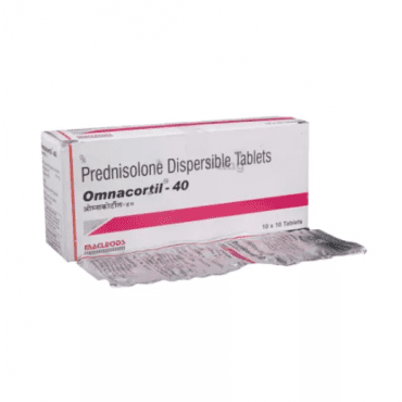 Omnacortil 40 Tablet DT (Prednisolone)